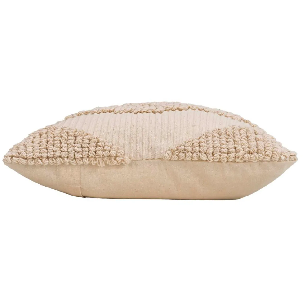 Coussin Et Housse|douceur d'intu017drieur Coussin carré coton tufté (45 x 45 cm) Kamary Ecru
