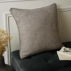 Coussin Et Housse|EMINZA Coussin carré effet chiné (50 x 50 cm) James galet Gris