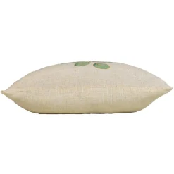 Coussin Et Housse|douceur d'intu017drieur Coussin carré effet lin (45 x 45 cm) Eucalys Vert