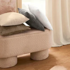 Coussin Et Housse|douceur d'intu017drieur Coussin carré en velours chenille (45 x 45 cm) Leo Gris Anthracite