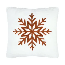 Coussin Et Housse|STOF Coussin carré fausse fourrure (45 x 45 cm) Wildforest Marron