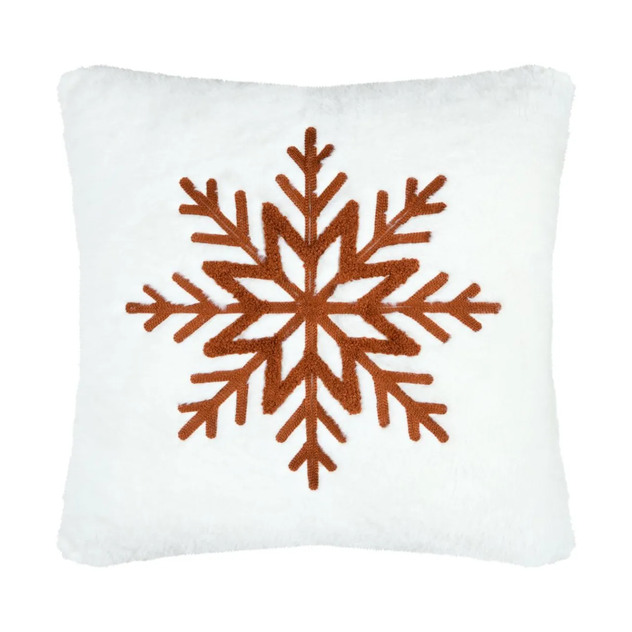 Coussin Et Housse|STOF Coussin carré fausse fourrure (45 x 45 cm) Wildforest Marron