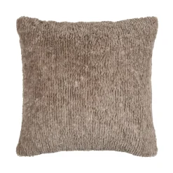 Coussin Et Housse|STOF Coussin carré fausse fourrure (45 x 45 cm) Timmy Taupe