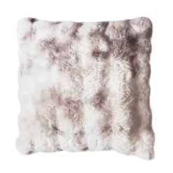 Coussin Et Housse|EMINZA Coussin carré fausse fourrure (50 x 50 cm) Toronto Taupe