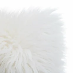 Coussin Et Housse|ATMOSPHERA Coussin carré fausse fourrure (40 x 40 cm) Oslo Ivoire