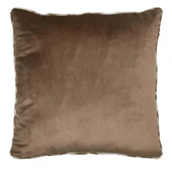 Coussin Et Housse|STOF Coussin carré fausse fourrure léopard (45 x 45 cm) Fauves Beige
