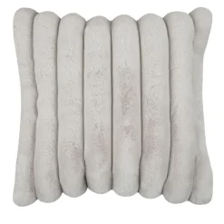 Coussin Et Housse|STOF Coussin carré fausse fourrure (45 x 45 cm) Polary Beige