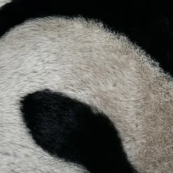 Coussin Et Housse|STOF Coussin carré fausse fourrure zébre (45 x 45 cm) Fauves Taupe