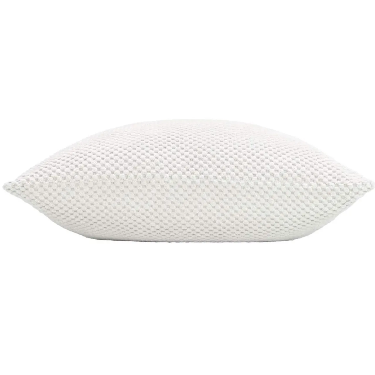 Coussin Et Housse|douceur d'intu017drieur Coussin carré flanelle relief (45 x 45 cm) Java Blanc