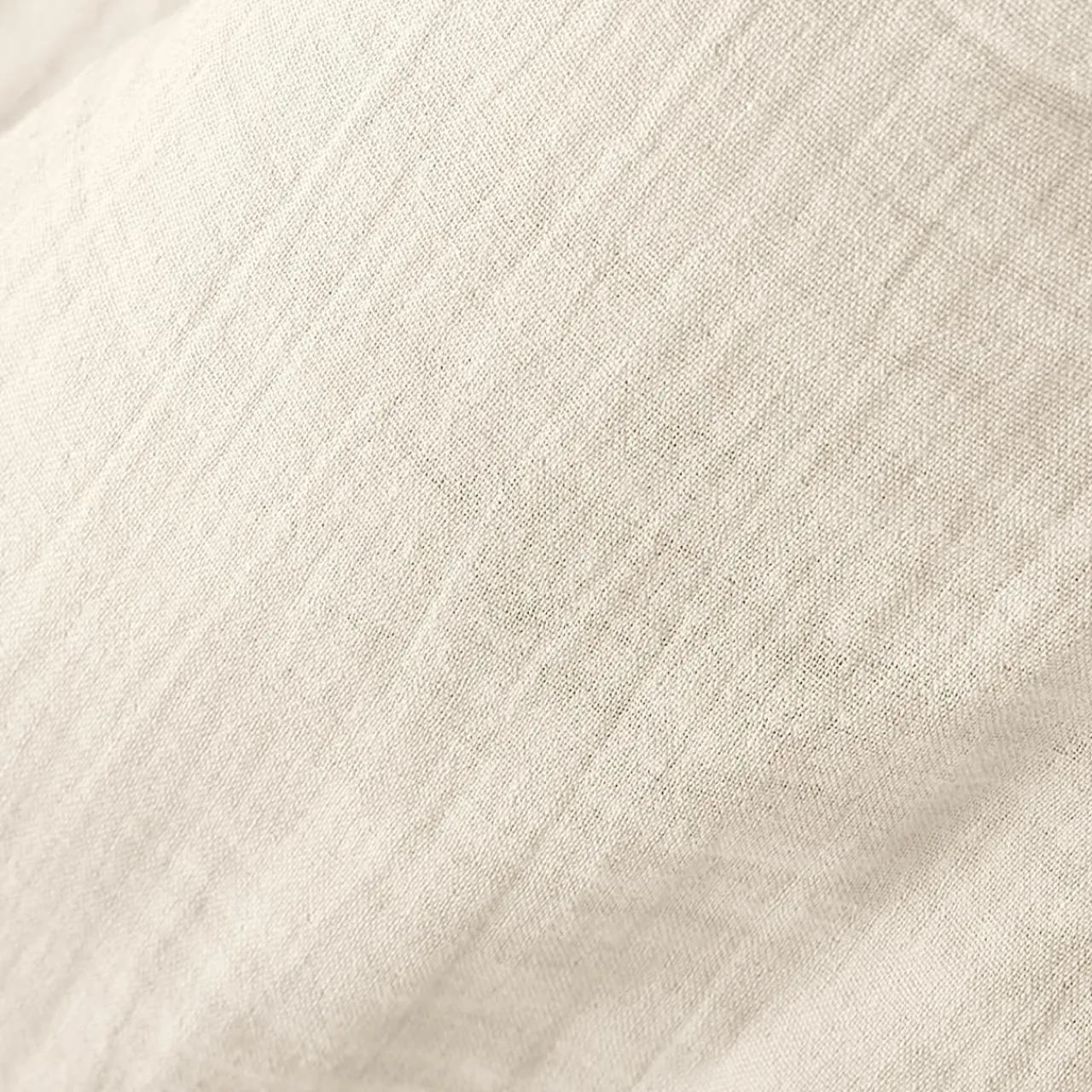 Coussin Et Housse|EMINZA Coussin carré gaze de coton (60 x 60 cm) Gaïa pampa Beige