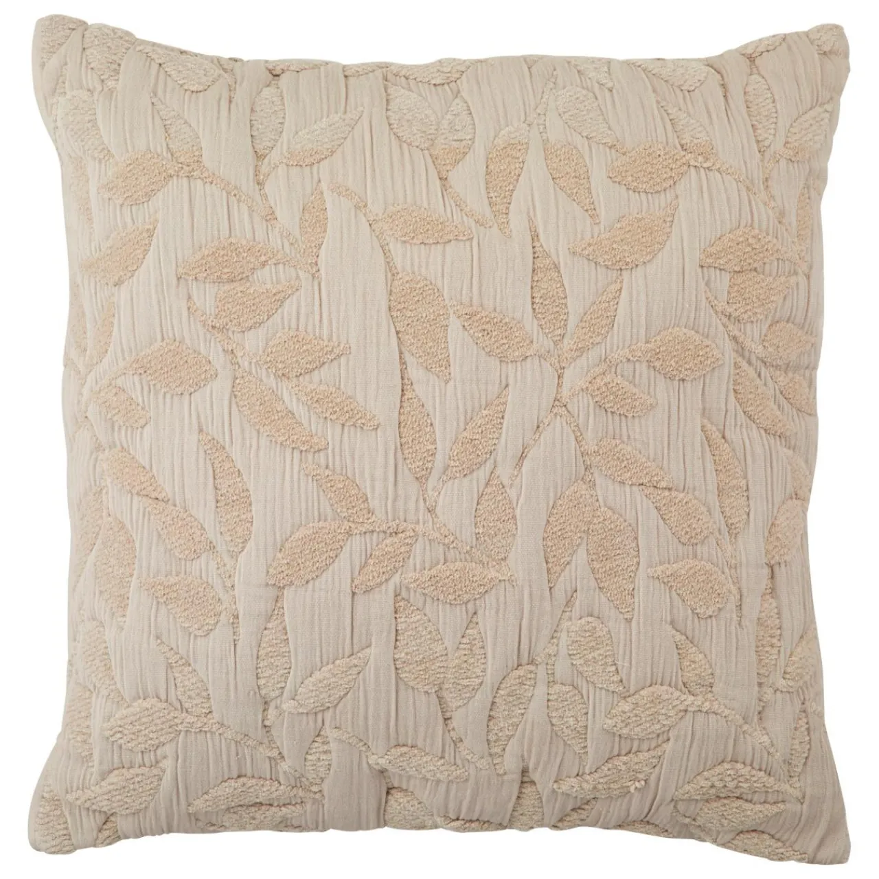 Coussin Et Housse|Atmosphera, cru017dateur d'intu017drieur Coussin carré gaze de coton (50 x 50 cm) Letho Beige