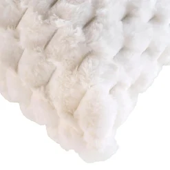 Coussin Et Housse|douceur d'intu017drieur Coussin carré imitation fourrure (45 x 45 cm) Frosty Ecru
