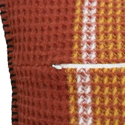 Coussin Et Housse|Atmosphera, cru017dateur d'intu017drieur Coussin carré nid d'abeille (45 x 45 cm) Owen Terracotta