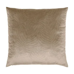 Coussin Et Housse|EMINZA Coussin carré velours (60 x 60 cm) Fern Taupe