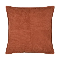 Coussin Et Housse|STOF Coussin carré velours (45 x 45 cm) Dandy Terracotta