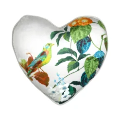 Coussin Et Housse|STOF Coussin cœur coton (40 x 40 cm) Emmy Ecru