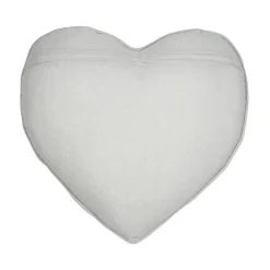 Coussin Et Housse|STOF Coussin cœur coton (45 x 45 cm) Joséphine Ecru