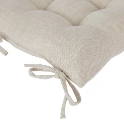 Galette De Chaise|Atmosphera, cru017dateur d'intu017drieur Coussin de chaise carré (38 x 38 cm) Clem lin Beige
