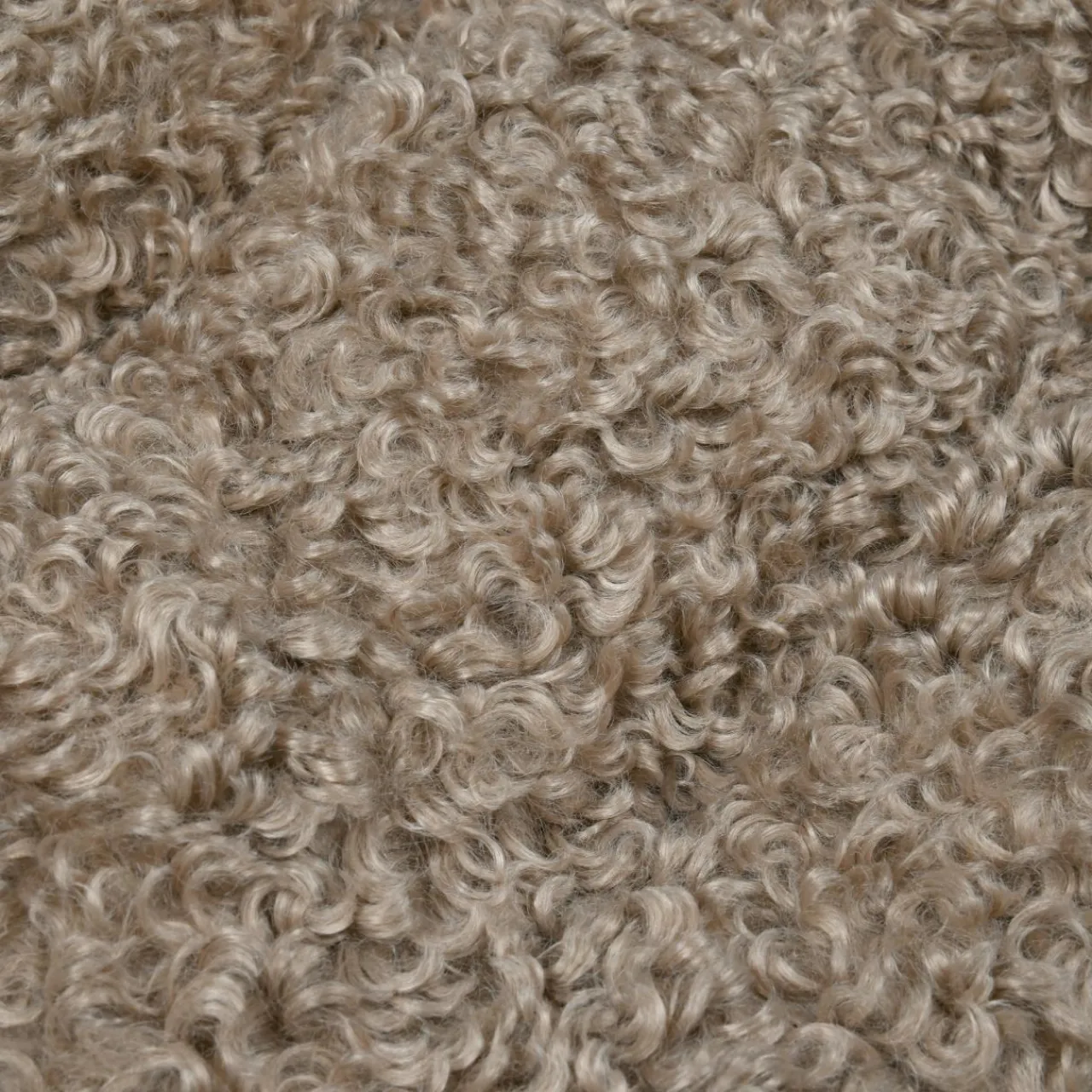 Galette De Chaise|STOF Coussin de chaise carré bouclette (38 x 38 cm) Cosylife Taupe