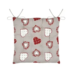 Galette De Chaise|STOF Coussin de chaise carré coton (40 x 40 cm) Ornon Taupe