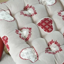 Galette De Chaise|STOF Coussin de chaise carré coton (40 x 40 cm) Ornon Taupe