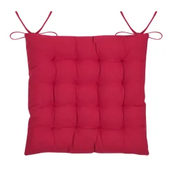 Galette De Chaise|STOF Coussin de chaise carré coton (38x38 cm) Villard Bordeaux