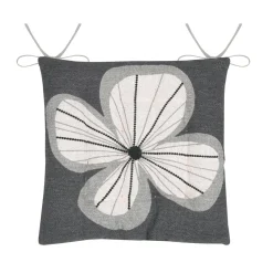 Galette De Chaise|STOF Coussin de chaise carré coton (38 x 38 cm) Tilda Gris