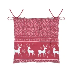 Galette De Chaise|STOF Coussin de chaise carré coton (40 x 40 cm) Arbin Rouge