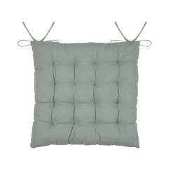 Galette De Chaise|STOF Coussin de chaise carré coton (38 x 38 cm) Yuki Vert Jade
