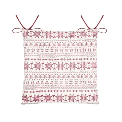 Galette De Chaise|STOF Coussin de chaise carré coton (38 x 38 cm) Valgenis Ecru