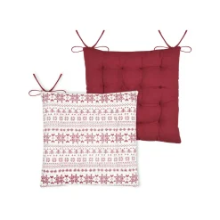 Galette De Chaise|STOF Coussin de chaise carré coton (38 x 38 cm) Valgenis Ecru