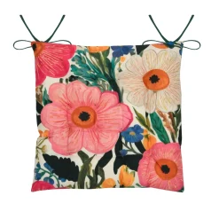 Galette De Chaise|STOF Coussin de chaise carré en coton (38 x 38 cm) Betty Multicolore