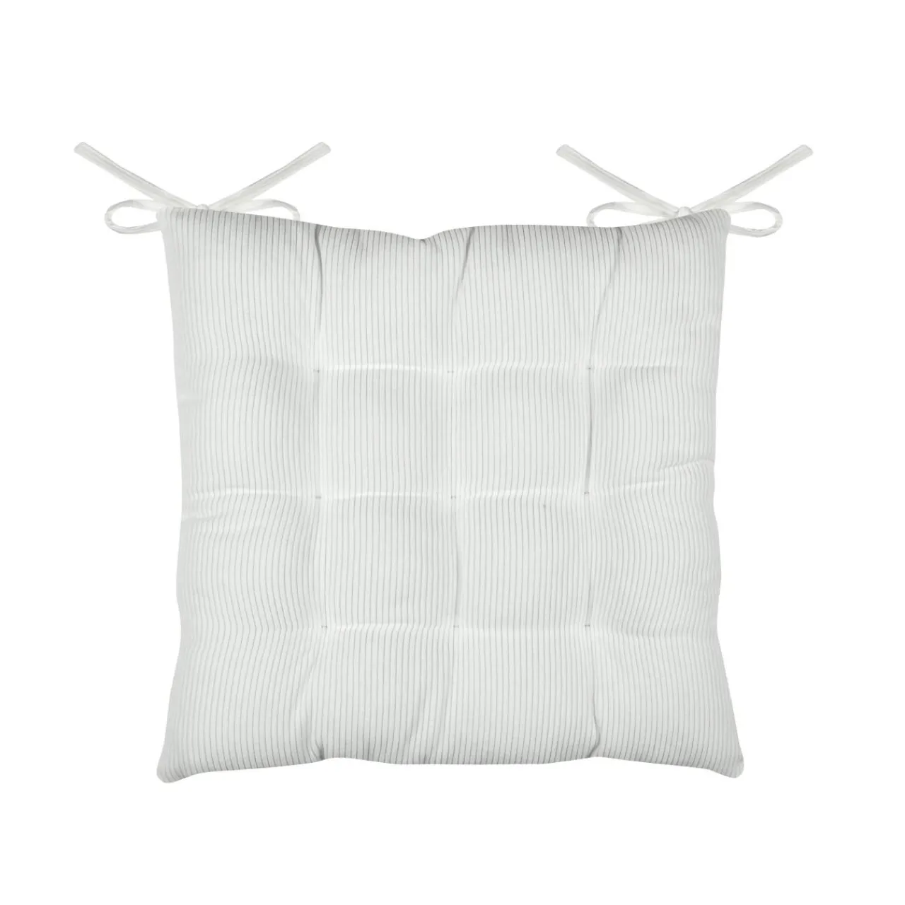 Galette De Chaise|STOF Coussin de chaise carré velours (38 x 38 cm) Dandy Ecru