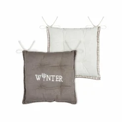 Galette De Chaise|STOF Coussin de chaise carré velours (38 x 38 cm) Landry Taupe