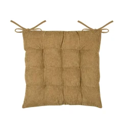 Galette De Chaise|STOF Coussin de chaise carré velours (38 x 38 cm) Dandy Camel