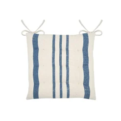 Coussin Chaise Et Fauteuil|EMINZA Coussin de chaise extérieur carré (38 x 38 cm) Nautira Bleu marine