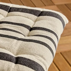 Coussin Chaise Et Fauteuil|EMINZA Coussin de chaise extérieur carré (38 x 38 cm) Nautira Gris ardoise