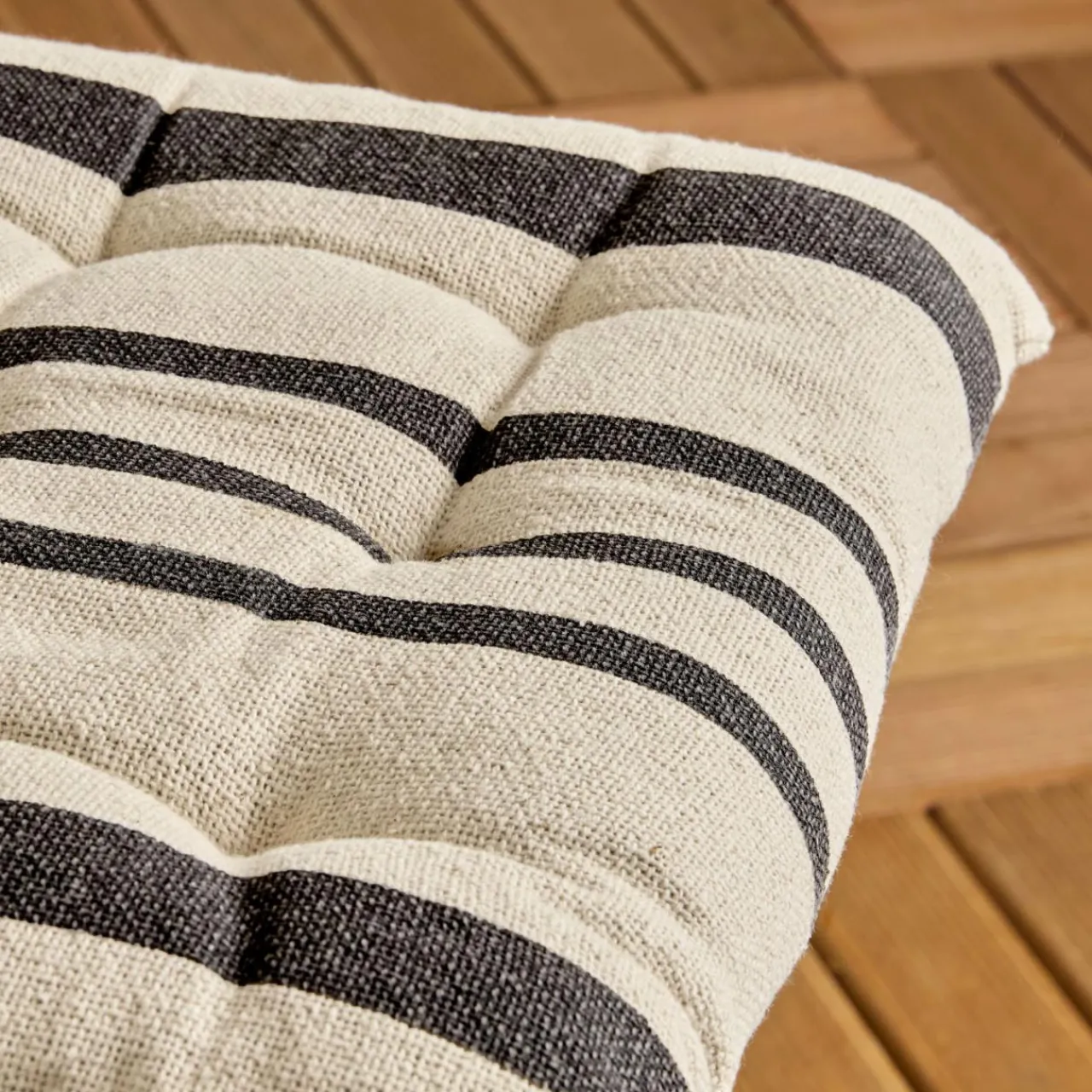 Coussin Chaise Et Fauteuil|EMINZA Coussin de chaise extérieur carré (38 x 38 cm) Nautira Gris ardoise