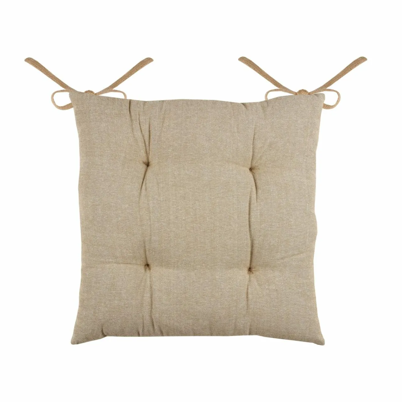 Galette De Chaise|LOVELY CASA Coussin de chaise Maison ficelle Marron