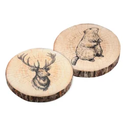 Galette De Chaise|STOF Coussin de chaise rond (38 cm) Gruffy Marron