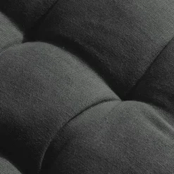 Galette De Chaise|EMINZA Coussin de chaise rond coton (40 cm) Pixel Gris Anthracite