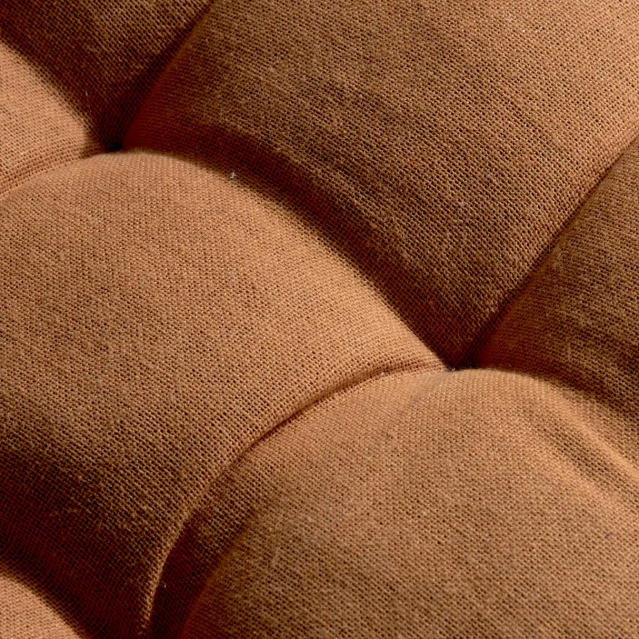 Galette De Chaise|EMINZA Coussin de chaise rond coton (40 cm) Pixel Camel