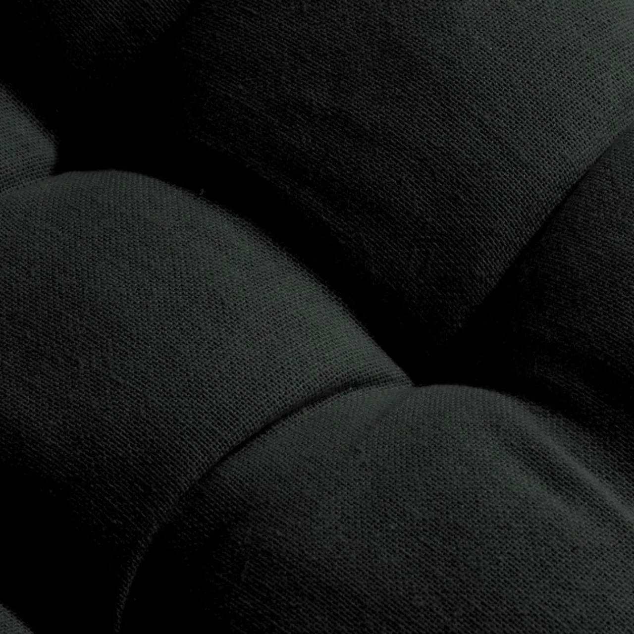 Galette De Chaise|EMINZA Coussin de chaise rond coton (40 cm) Pixel Noir