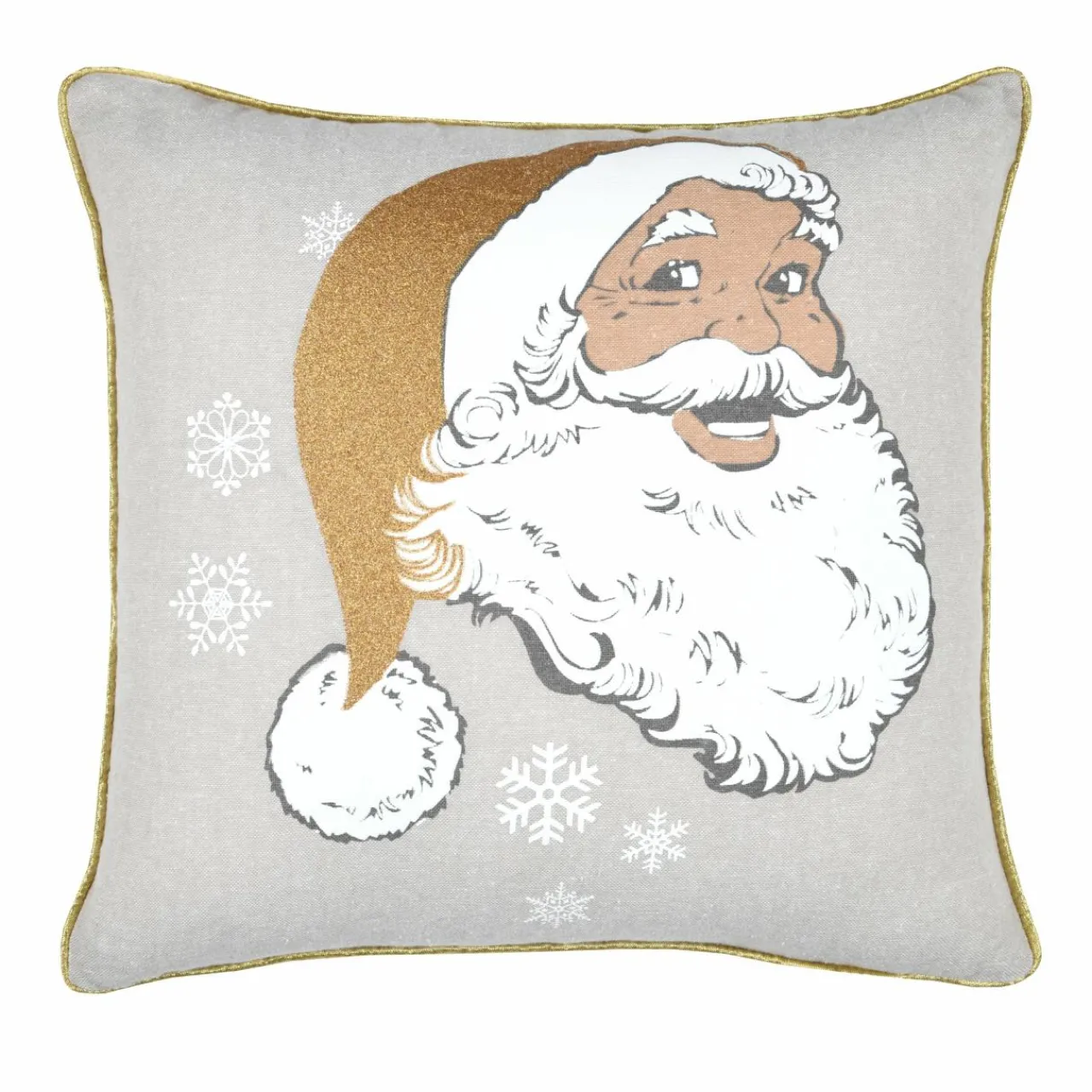 Plaid, Coussin Et Tapis De Noël|STOF Coussin de Noël carré (40 cm) Sibérie Beige