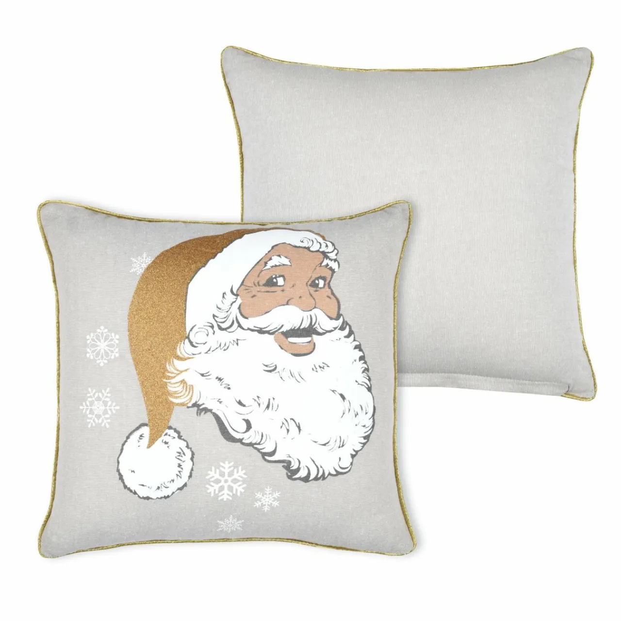 Plaid, Coussin Et Tapis De Noël|STOF Coussin de Noël carré (40 cm) Sibérie Beige