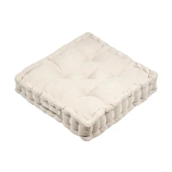 Coussin De Sol|STOF Coussin de sol carré velours (45 x 45 cm) Dandy Beige