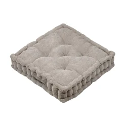 Coussin De Sol|STOF Coussin de sol carré velours (45 x 45 cm) Dandy Taupe
