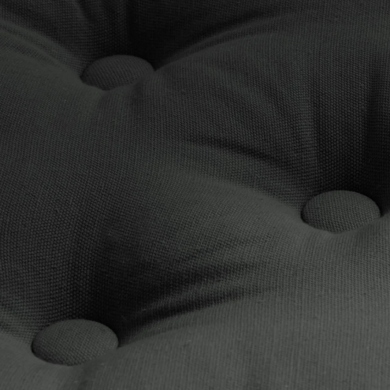 Coussin De Sol|EMINZA Coussin de sol coton (50 x 50 cm) Pixel Gris Anthracite