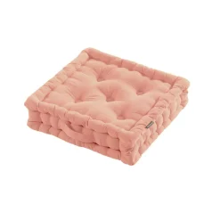 Coussin De Sol|EMINZA Coussin de sol coton (40 x 40 cm) Pixel Rose Pêche