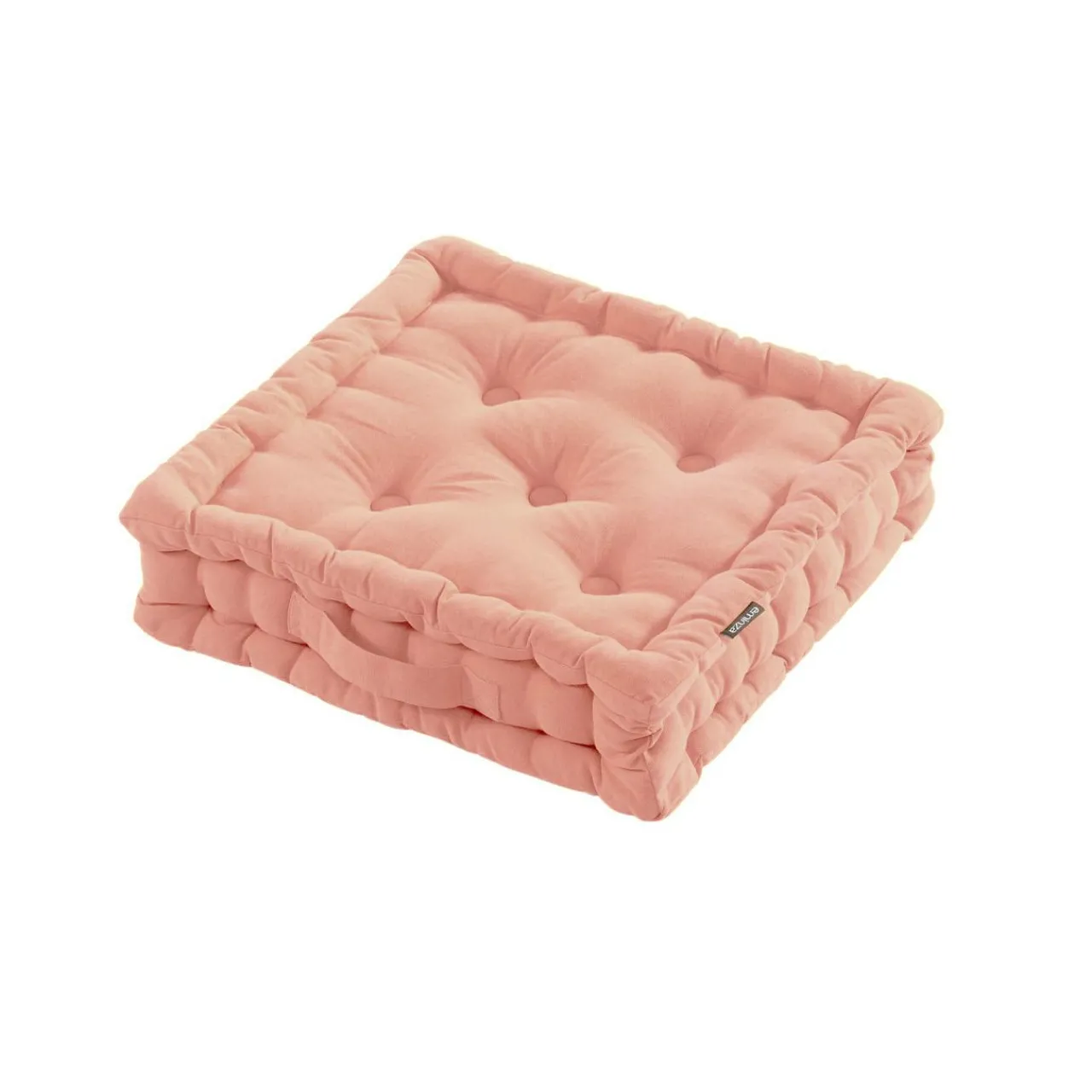 Coussin De Sol|EMINZA Coussin de sol coton (40 x 40 cm) Pixel Rose Pêche